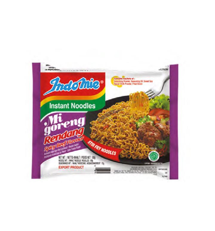Indomie Noodle - Nigerian Mi Goreng Rendang Flavour  40 x 210g