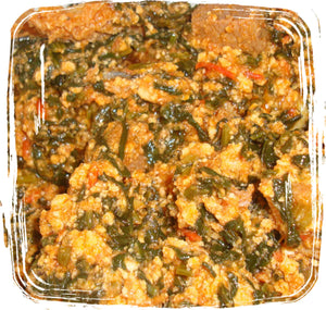 Nissi Spinach-Melon Soup (Efo Egusi)